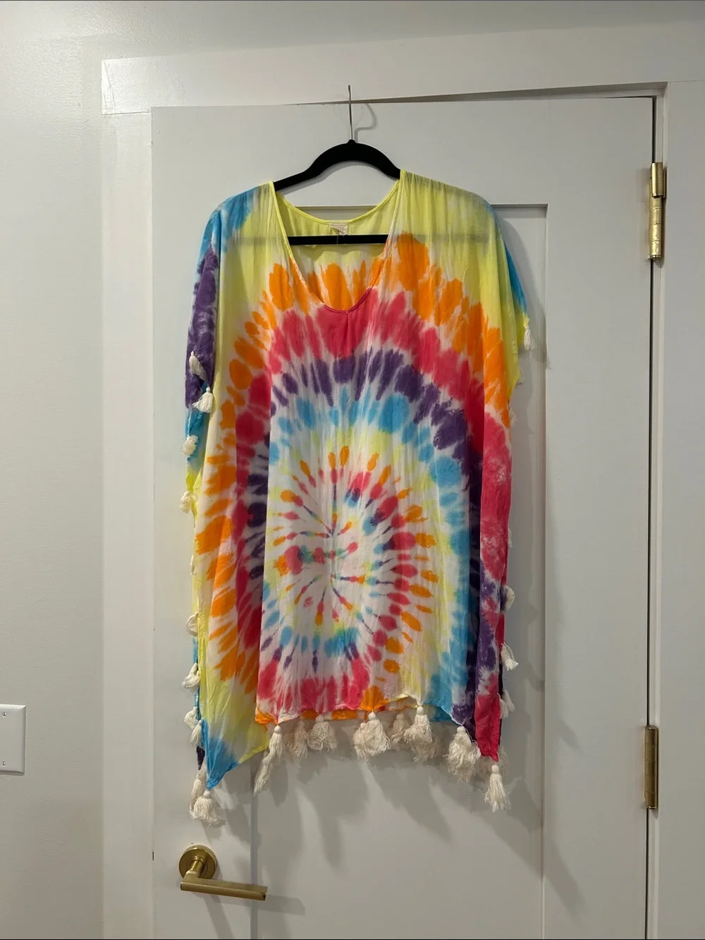 Surf Gypsy Tie Dye Cover Up, Size Small